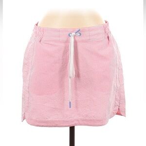 Vineyard Vines Harbor Striped Skirt Pink M Performance